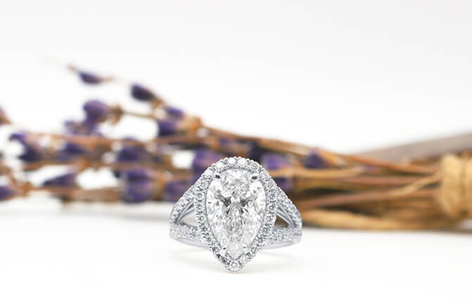 Diamond Accented Engagement Rings